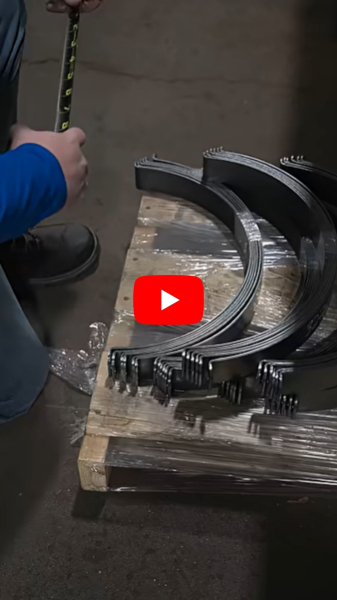 OEM Parts Quality Controls at all Levels Man measuring metal fabricated OEM parts